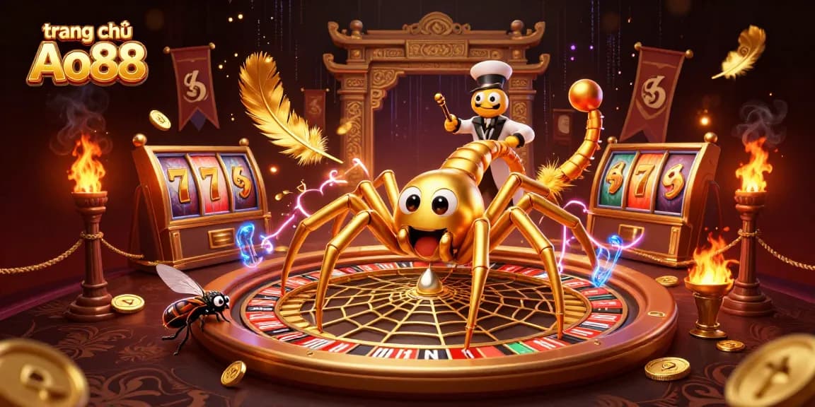 Experience the thrill at trang chủ Ao88 with captivating 3D animation showcasing casino excitement and vibrant gameplay.