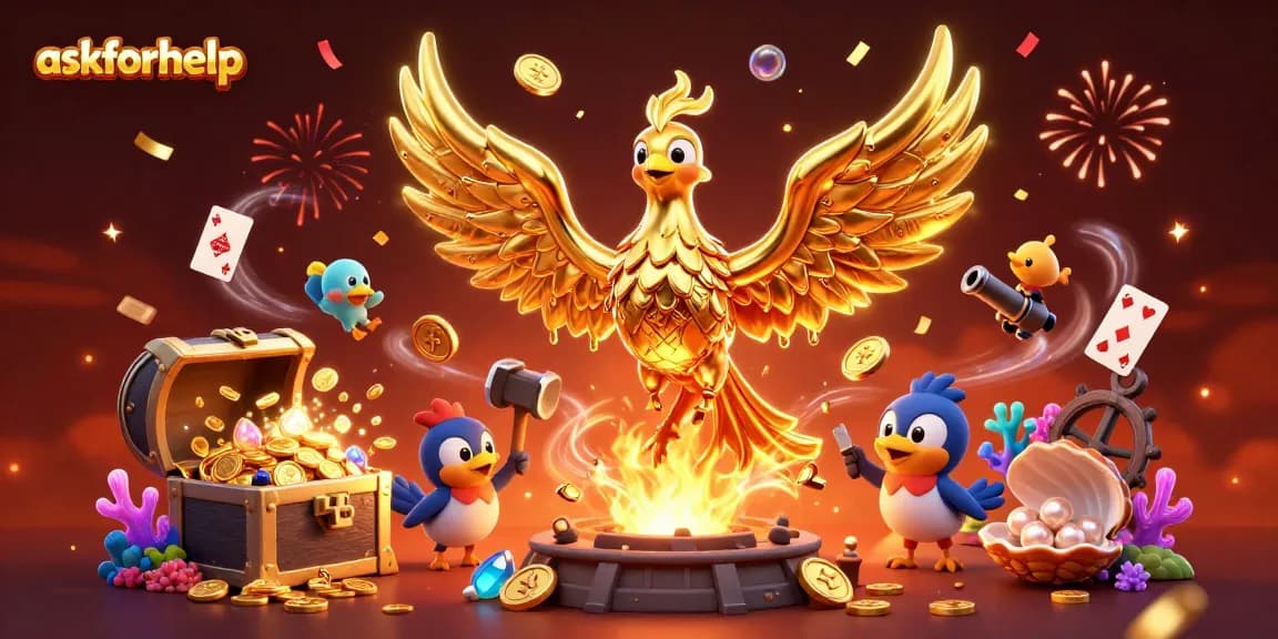 Engage with askforhelp to win in vibrant casino-themed underwater fantasy world.