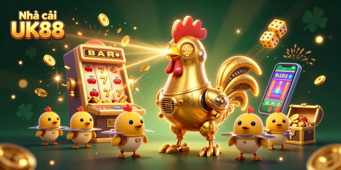 Experience the thrill of Nhà cái UK88 with a dynamic jackpot explosion and engaging characters.