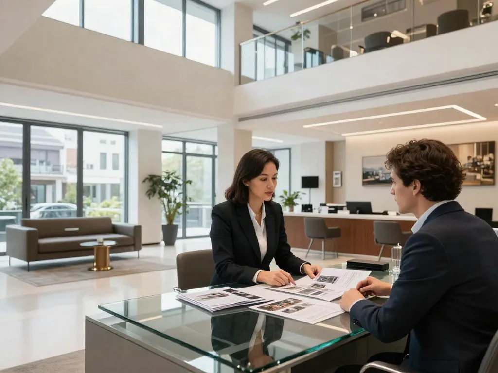 Immobilien Zürich - Professionelle Beratung im eleganten Büro für Immobilienakquise.