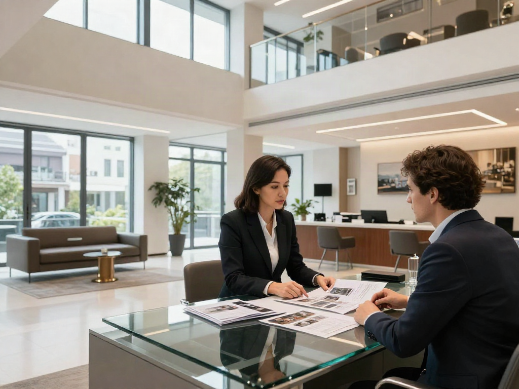 Immobilien Zürich - Professionelle Beratung im eleganten Büro für Immobilienakquise.