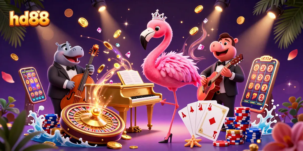 Experience the excitement of hd88 casino with vibrant characters and dynamic gaming elements.