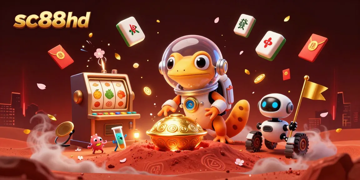 Engage in thrilling adventures at sc88hd while the Martian gecko discovers a hidden casino.