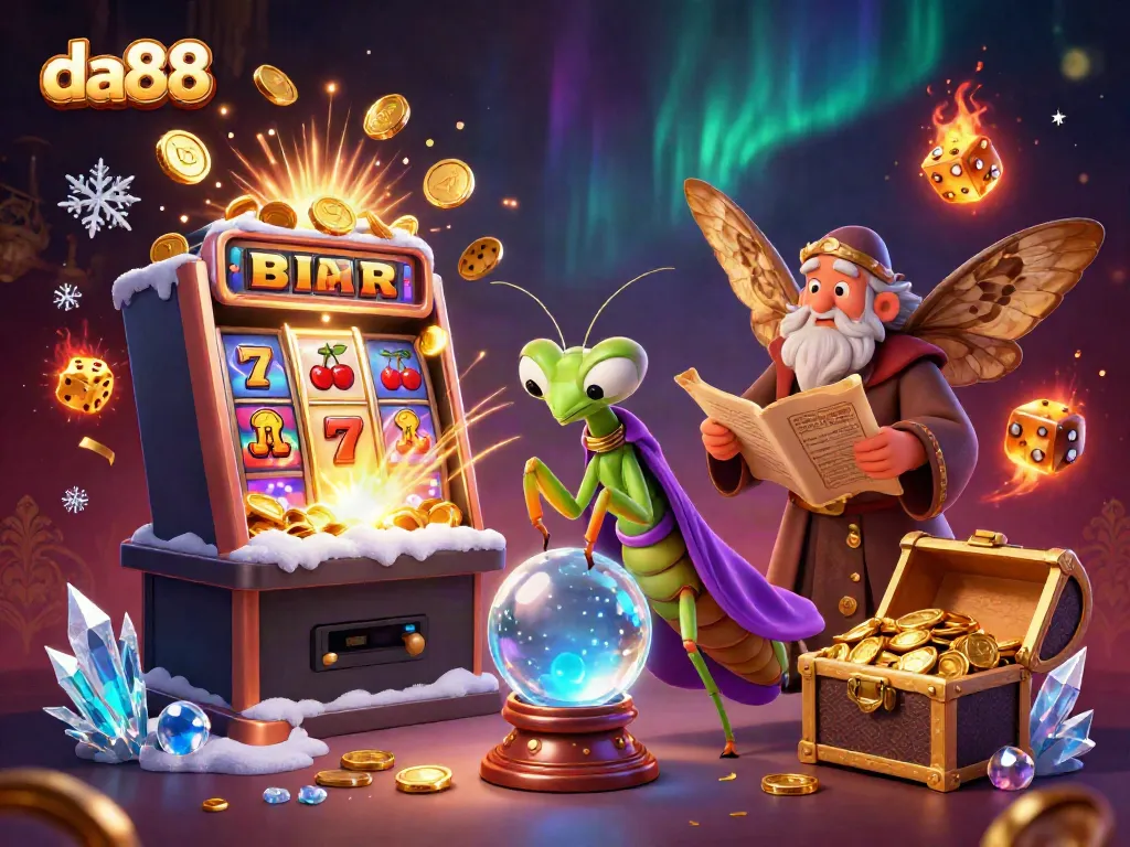 Experience dazzling wins at DA88 with our animated fortune teller and thrilling casino elements.