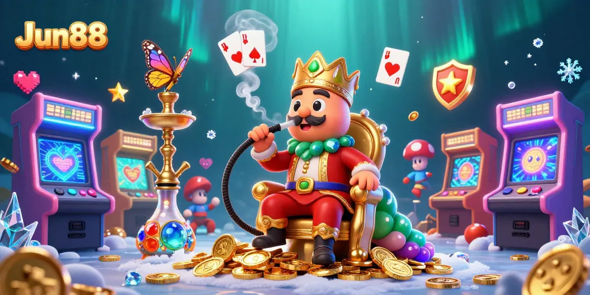 Enjoy thrilling gameplay at Jun88 with dynamic poker elements and colorful casino characters.