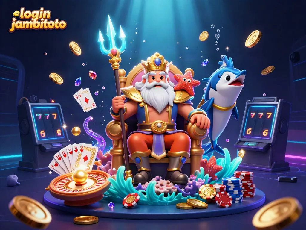 Play slots and win with login jambitoto featuring Neptune and exciting casino elements!