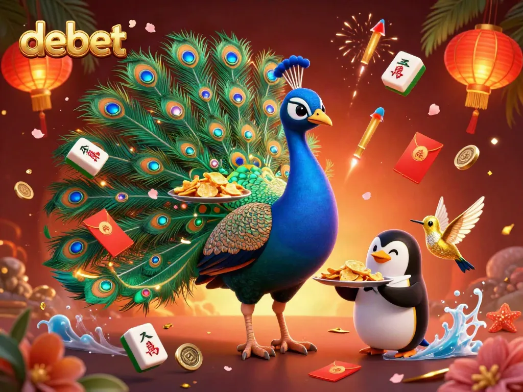 Experience the thrill of debet gaming with a vibrant 3D casino scene of exciting characters and rich gameplay elements.