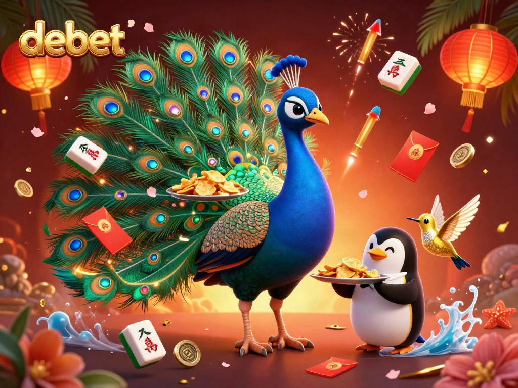 Experience the thrill of debet gaming with a vibrant 3D casino scene of exciting characters and rich gameplay elements.