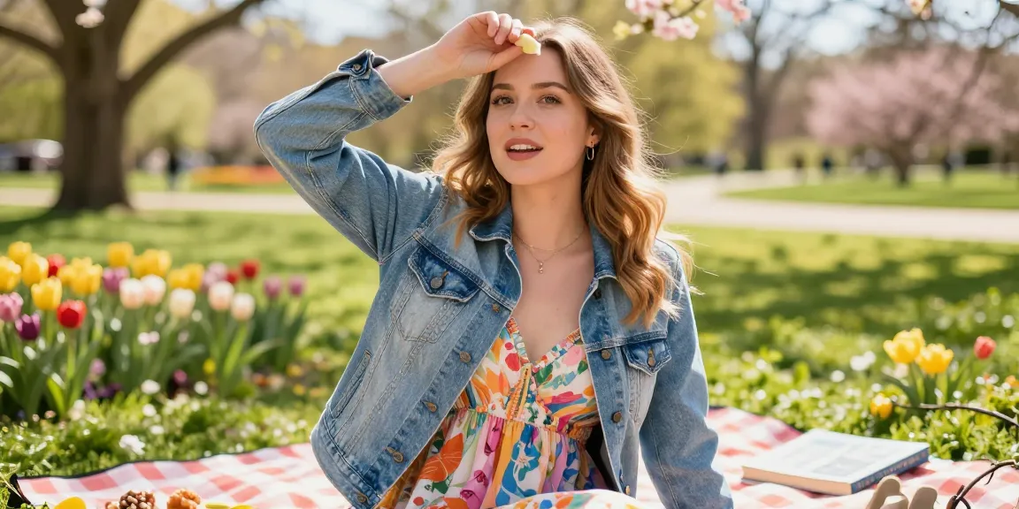 Brianna Lyman age and height displayed in a bright park, posing joyfully amidst blooming flowers.