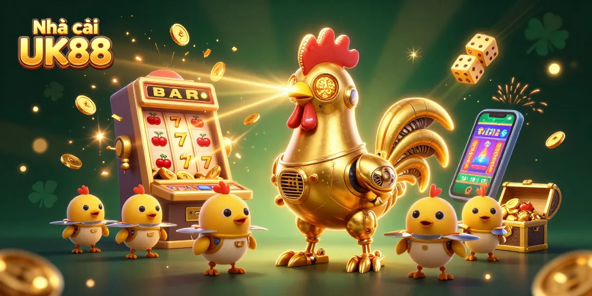 Experience the thrill of Nhà cái UK88 with a dynamic jackpot explosion and engaging characters.
