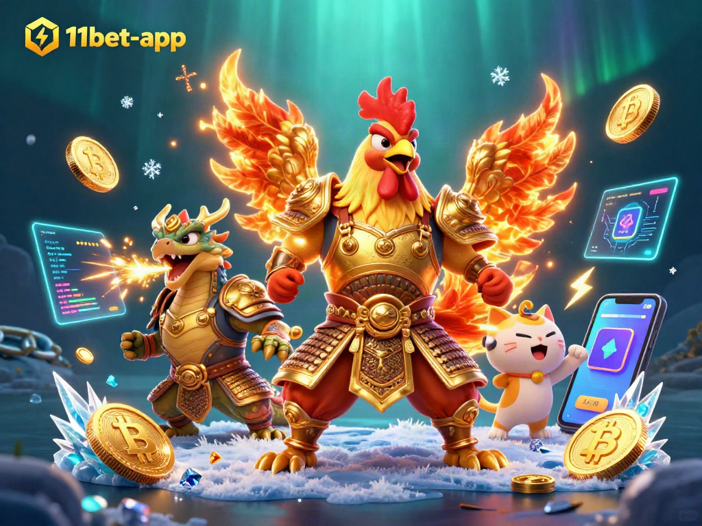 Engage with immersive gaming on 11bet-app featuring dynamic characters and vibrant casino elements.