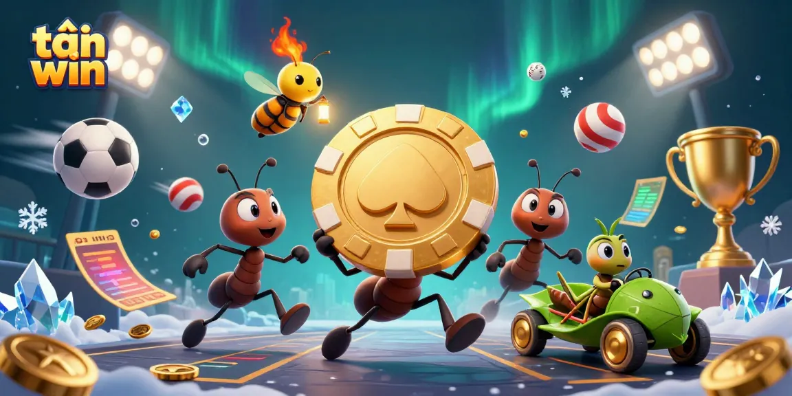 Tải sun win and uncover thrilling online gaming secrets with animated characters in a vibrant casino setting.