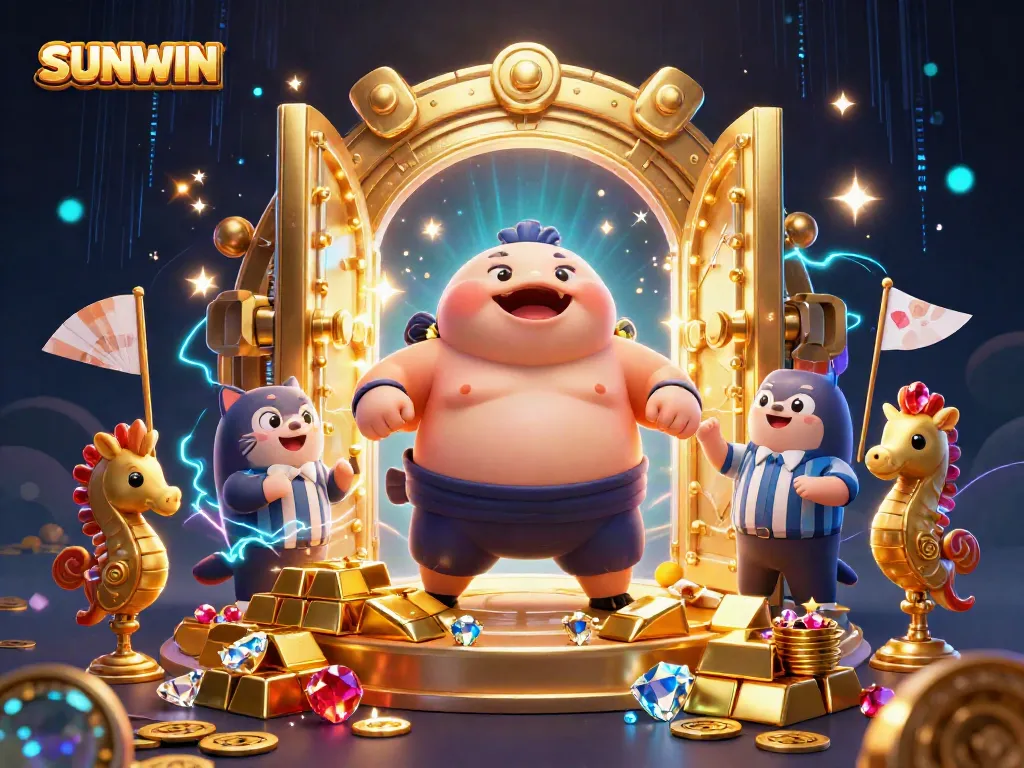 Experience the thrill of SUNWIN Casino with vibrant underwater characters in action.
