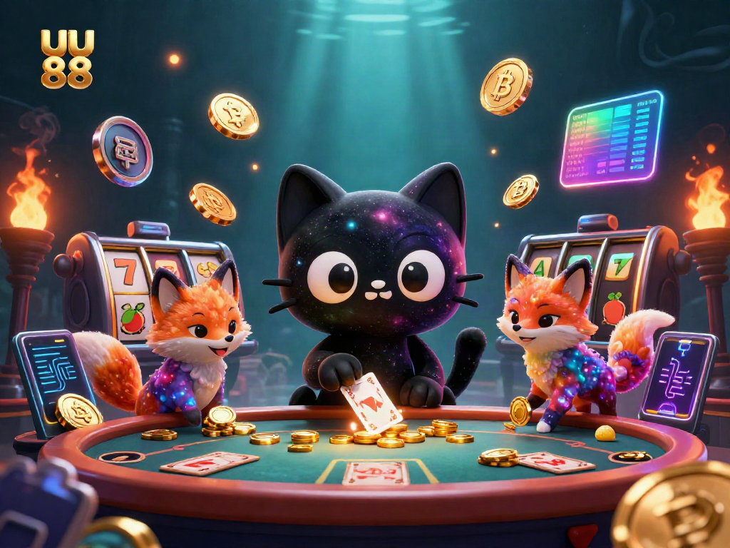 Experience thrilling play at uu 88 with this lively casino scene featuring dynamic game elements.