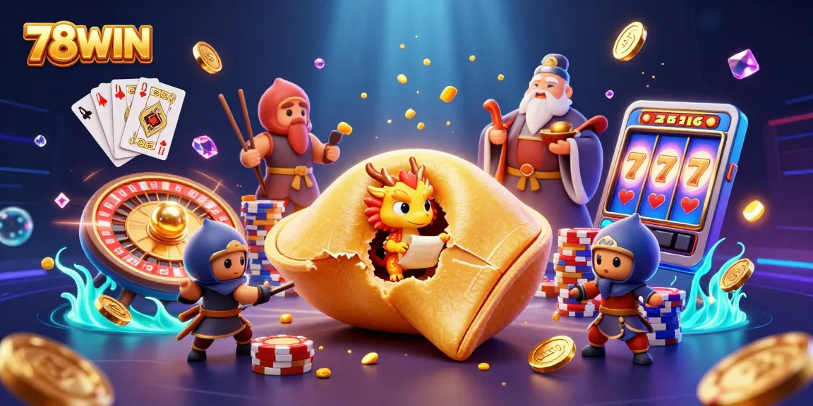 Experience the thrill of 78WIN gaming with dynamic slot reels and vibrant visuals.