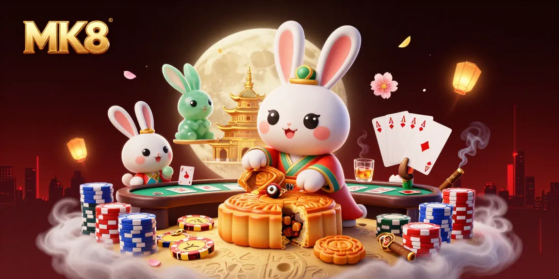 Engage in thrilling MK8 casino action with vibrant poker scenes and playful elements.