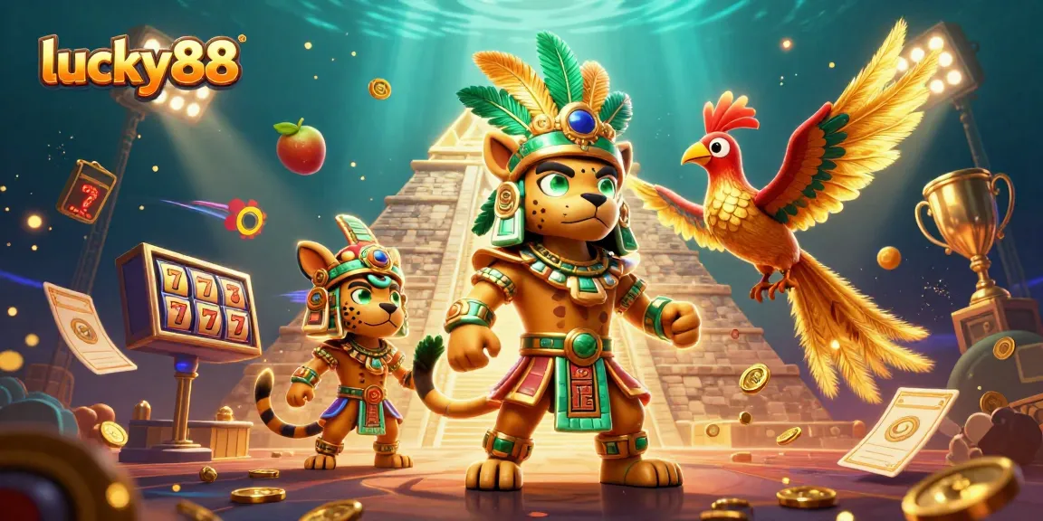 Experience thrilling gameplay at lucky88 with vibrant slots and dynamic characters in a casino paradise.