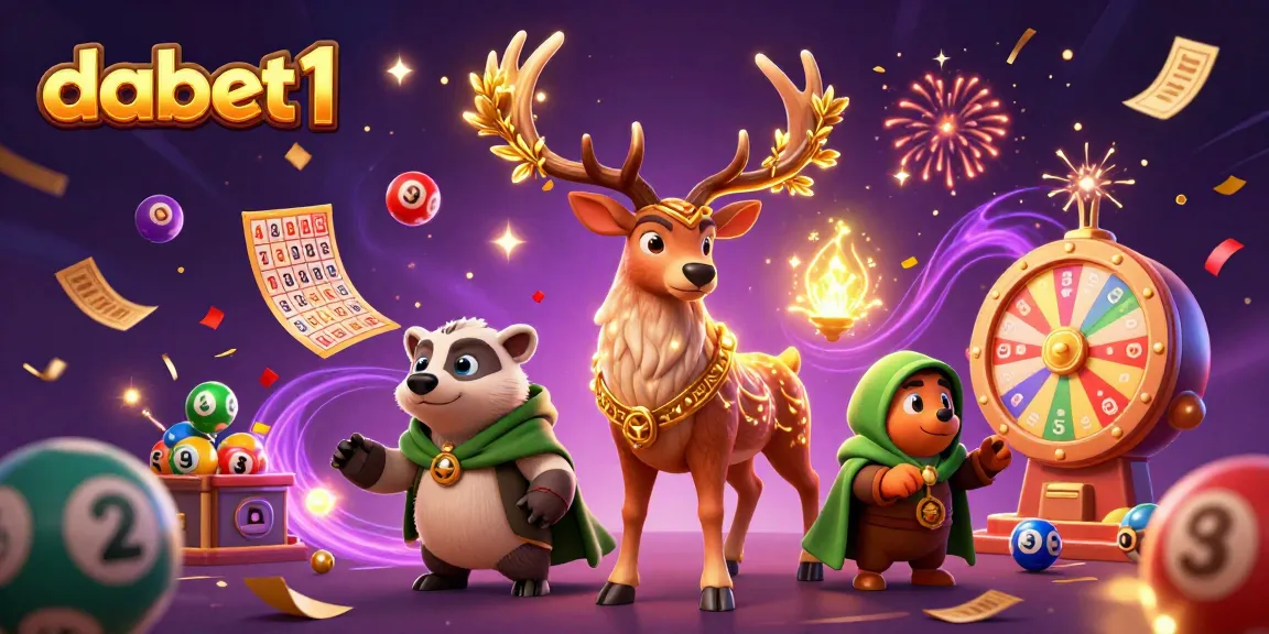 Spin and win with dabet1’s colorful lottery scene featuring dynamic game elements.