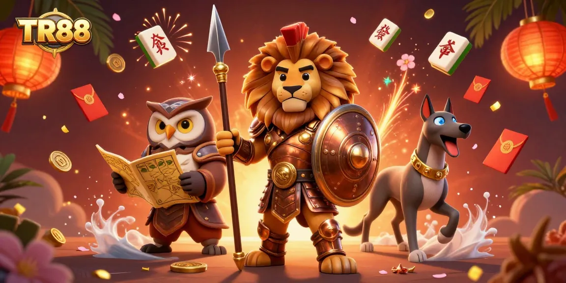 Engage in thrilling betting action with TR88's vibrant and dynamic online casino scene featuring exciting game elements.